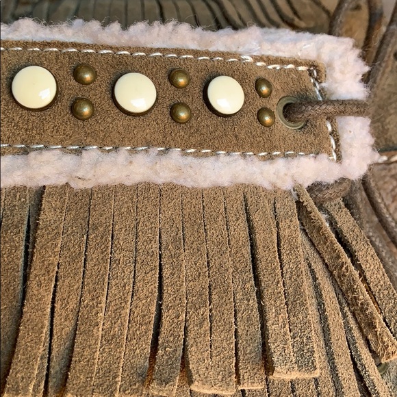 Sam Edelman Kemper bootie faux wedge fringe boho - Picture 6 of 8